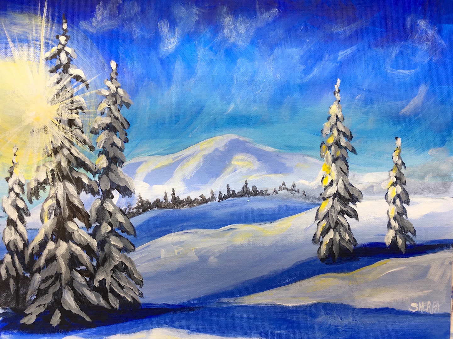 The Art Sherpa: Winter Sentinals