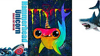 The Art Sherpa: From Fail to Fab Kawaii Hammerhead shark Unicorn painted in Denim