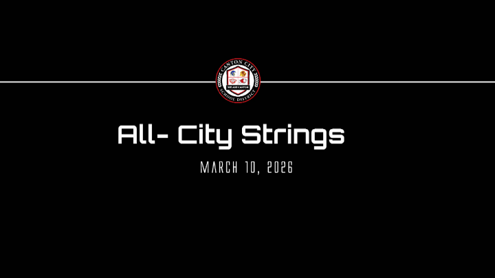 Thumbnail image for The Canton City School District: All City Music Festival Strings 2025 (3/11/25)